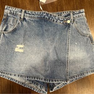 Brand new endless rose jean skirt